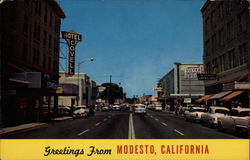 The Heart of Modesto Postcard