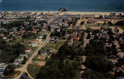 Aerial view of Old Orchard Beach Postcard