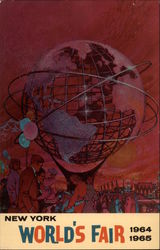 Unisphere New York, NY 1964 NY Worlds Fair Postcard Postcard