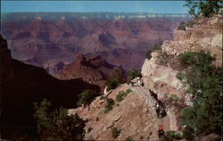 Battleship Rock and Bright Angel Trail Postcard