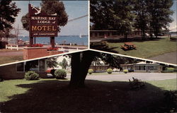 Marine Bay Lodge Motel Postcard