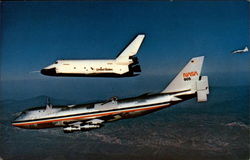 Space Shuttle Enterprise Space & Rockets Postcard Postcard