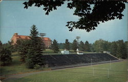 Muskingum Football Stadium New Concord, OH Postcard Postcard