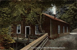 Northwestern Pacific Railroad's Fish Hatchery Postcard