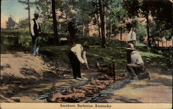 Southern Barbecue Postcard