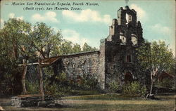 Mission San Francisco de Espada, Fourth Mission, built 1730 San Antonio, TX Postcard Postcard