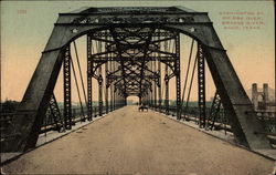 Washington St. Bridge over Brazos River Postcard