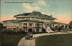 The Huaco Golf Club House Waco, TX Postcard Postcard