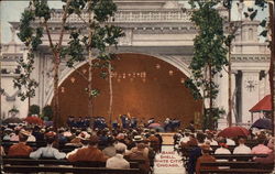 Band Shell, White City Postcard