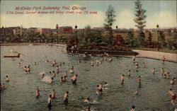 McKinley Park Swimming Pool Chicago, IL Postcard Postcard