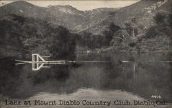 Lake at Mount Diablo Country Club Postcard