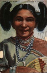 A Hopi Maiden Postcard