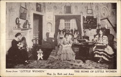 Scene from "Little Women" Boston, MA Postcard Postcard