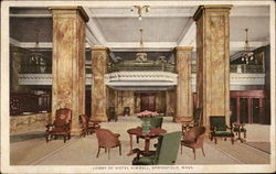 LObby of Hotel Kimball Postcard