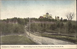 Road leading from the Village to the Grand Postcard