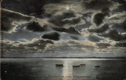 Moonlight on Lake Winnipesaukee Postcard