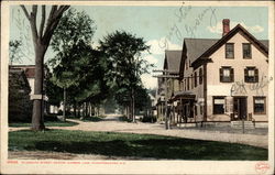 Plymouth Street, Centre Harbor Postcard