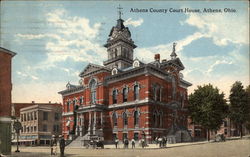 Athens County Court House Ohio Postcard Postcard