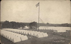 Camp Jos. H. Lyon, Franklin Field Postcard