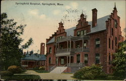 Springfield Hospital Postcard