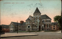 Public Library Postcard