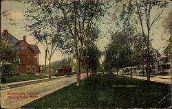 Dartmouth Terrace Springfield, MA Postcard Postcard