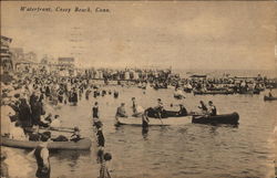 Waterfrong, Cosey Beach East Haven, CT Postcard Postcard