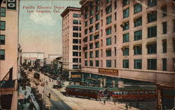 Pacific Electric Depot Postcard