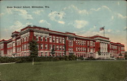 State Normal School Milwaukee, WI Postcard Postcard