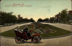 Newberry Boulevard Milwaukee, WI Postcard Postcard