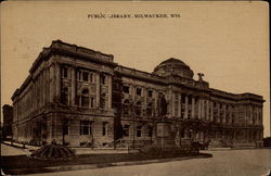 Public Library Postcard