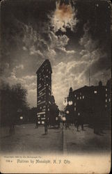 Flatiron by Moonlight New York City, NY Postcard Postcard