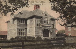 Old Fellow's Hall Postcard