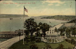 Hudson River, Claremont New York, NY Postcard Postcard