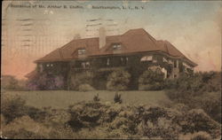 Residence of Mr. Arthur B. Claflin Postcard