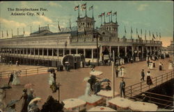 The Steeplechase Pier Atlantic City, NJ Postcard Postcard