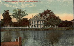 Colonial Residence, Bayou St. John New Orleans, LA Postcard Postcard