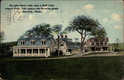 Myopia Hunt Clib Beverly, MA Postcard Postcard