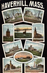 Various Views Postcard