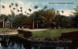 Entrance to Moanalua Honolulu, HI Postcard Postcard