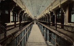 Interior Colonial Arcade Postcard