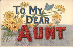 To My Dear Aunt Postcard