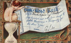 Bank of Good Luck Postcard