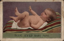 Blue Eyed Baby Mine Postcard