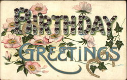 Birthday Greetings Postcard