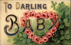 To Darling Baby To My Dear... Postcard Postcard