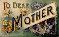 To Dear Mother To My Dear... Postcard Postcard