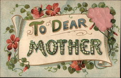 To Dear Mother Postcard