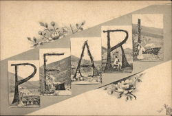 Pearl, with Scens of Shepherdesses and Fairies Names Postcard Postcard