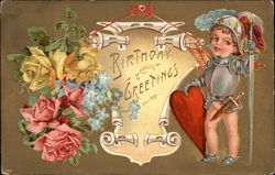 Birthday Greetings Postcard